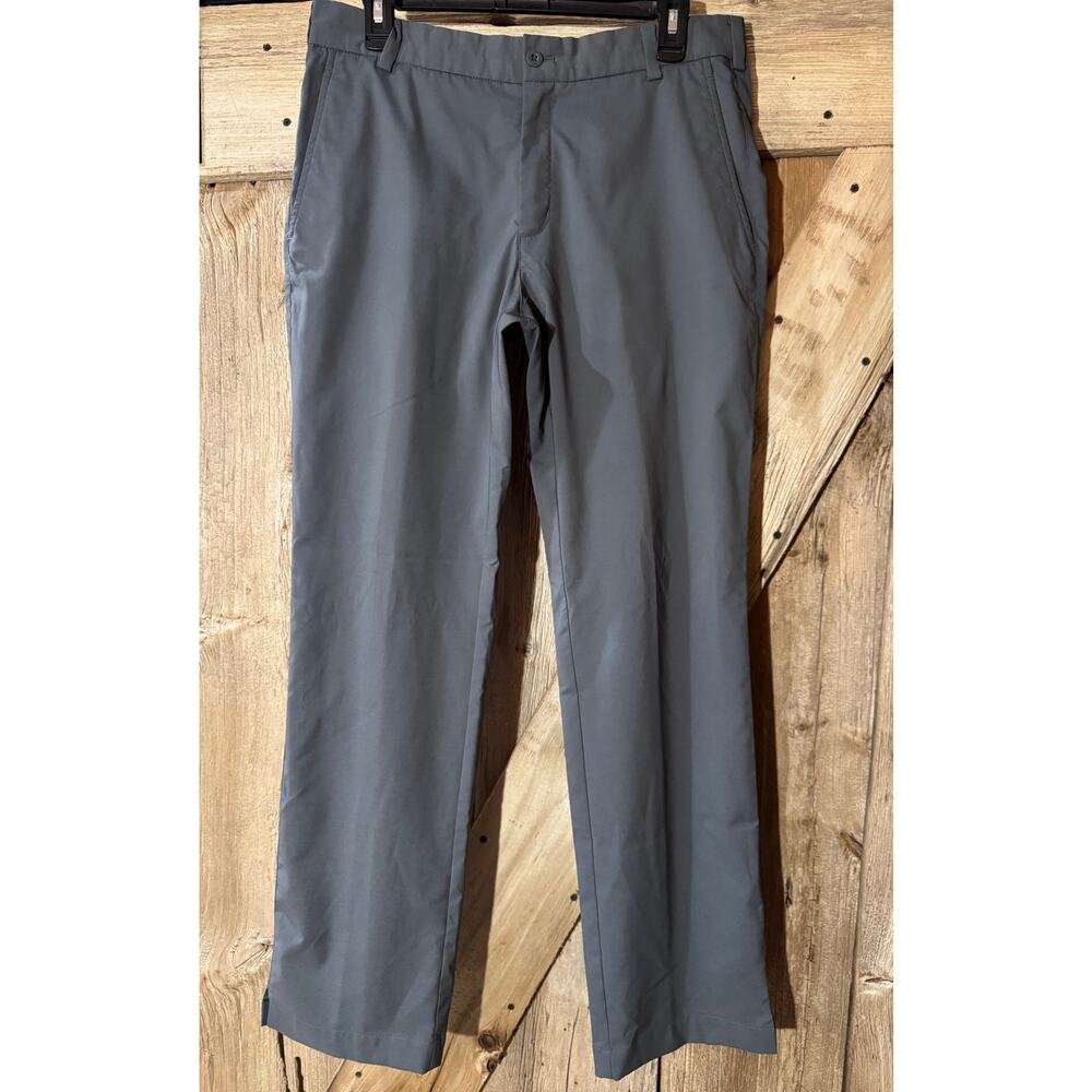 Nike Golf Tour Performance Dri Fit Flat Front Golf Pants Size 32 x 32 Gray